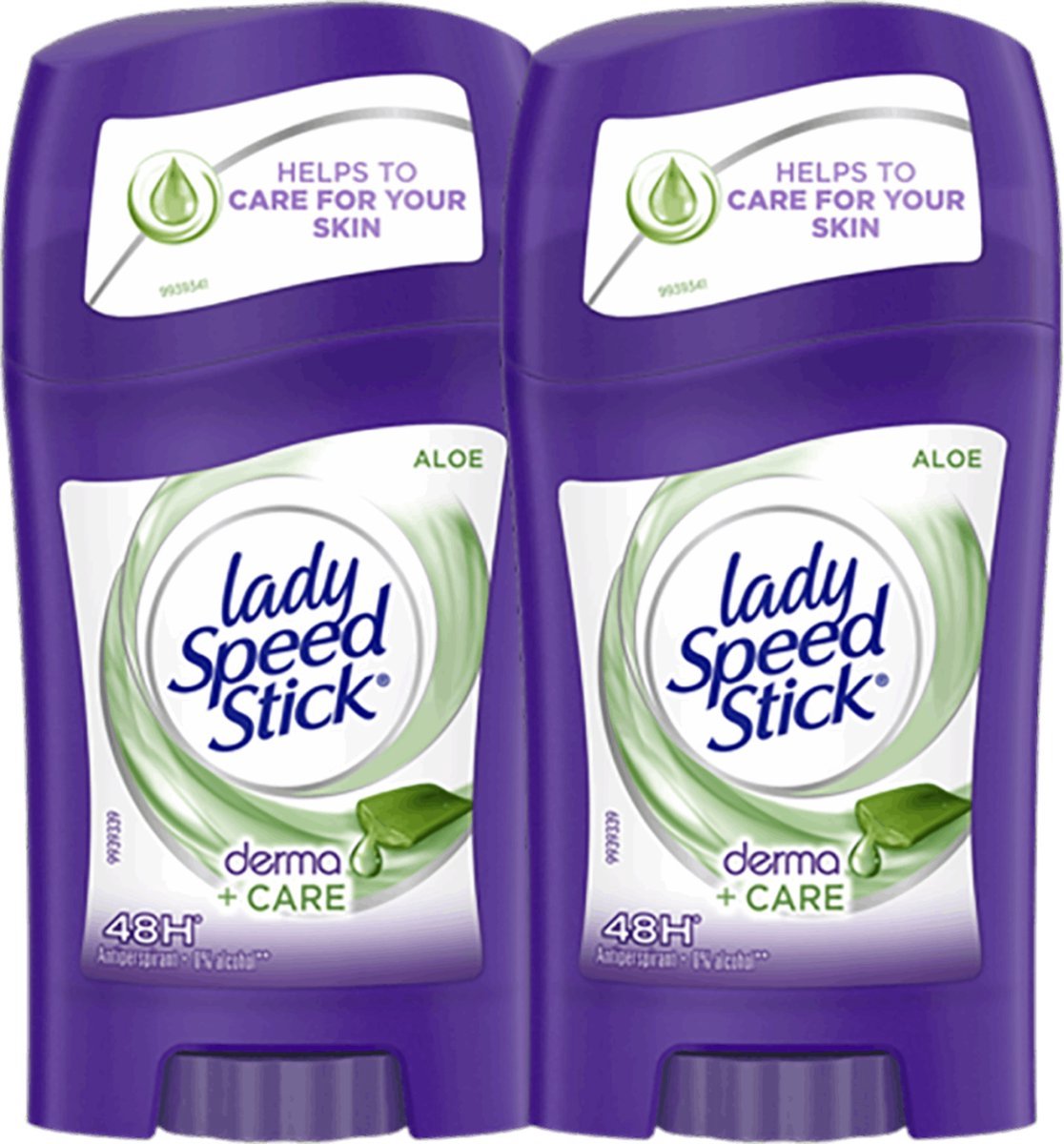 Goedkoopste Lady Speed Stick Aloe Vera Derma Care Deodorant - 2 x 45g - Stick