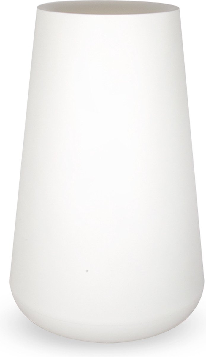 HTT - Bloempot Lucas, H80 cm, wit