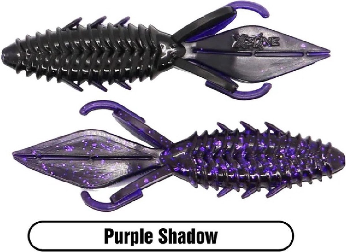 X Zone Adrenaline Bug Jr 3,5inch 9 cm 8st. Purple Shadow