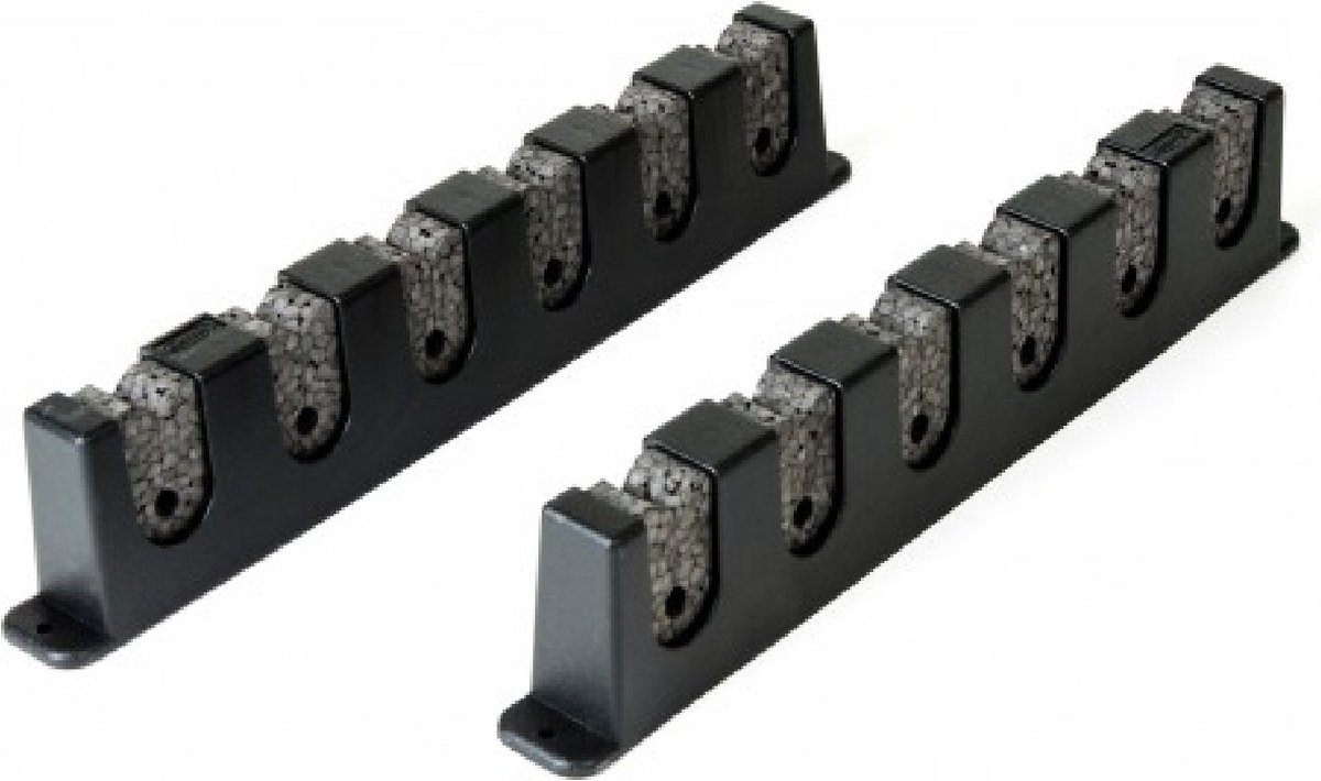 Berkley Horizontal 4 Rod Rack - Hengelrek - Zwart