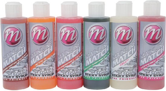 Mainline - Carp & Coarse - Sticky Syrups - Activ-8TM - 250ml - Oranje van Mainline — afbeelding 2