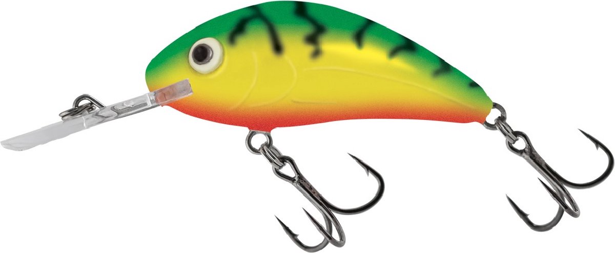 Salmo Rattlin' Hornet Floating 5.5cm - 10.5g (diepte 2-4m) - Kleur : Green Tiger