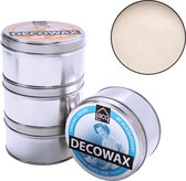Lacq Decowax Boenwas – Chalky Grey - Hoogwaardige Meubelwas - Natuurlijke ingrediënten - Bescherming & Verzorging - Houtoppervlakken - Antiek & Meubels - 370 ml