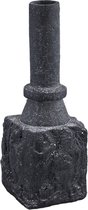 PTMD Mailey Decoratieve Pot - 20 x 20 x 54 cm - Cement - Zwart