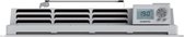 Bol.com Vaste elektrische radiator met droge inertie 1000W OCEANIC Rubis - Glasfront - Wit - NF aanbieding