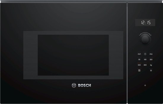 Bosch Serie 6 BFL524MB0 micro-onde Intégré (placement) Micro-ondes uniquement 20 L 800 W Noir