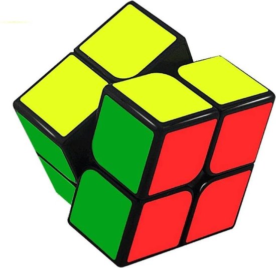 Afbeelding van het spel Rubik's Cube Mini - 2x2-kubus waarbij je kleuren moet combineren breinbrekend puzzelspeelgoed op zakformaat