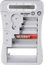 VOLTCRAFT Testeur de piles VC1T plage de mesure (testeur de pile) 1,5 V, 3 V, 6 V, 9 V pile VC-12613270