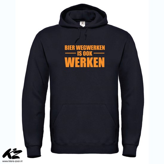 Klere-Zooi - Bier Wegwerken [Oranje Editie] - Hoodie - XL