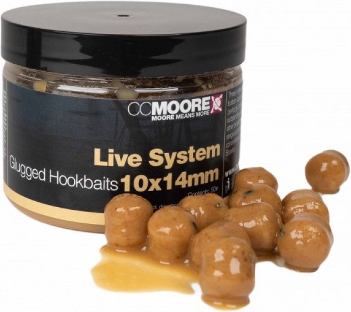 CCMOORE Live System Glugged Hookbaits 10x14mm 10x14mm