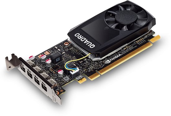 PNY Quadro P1000 — 4 GB GDDR5, PCIe 3.0, actieve koeling