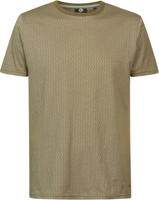 Petrol Industries - Heren All-over print T-shirt - Groen - Maat XS