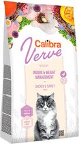Calibra Verve Graanvrij Indoor en Weight Kattenvoer - Kip - 3,5 kg