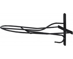 Excellent zadelhouder – Zadelsteun – Zadeldrager – Paard – Metaal/Kunststof - Zwart – 54 cm