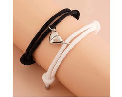 Akyol koppel armband Unisex - Zwart/ Wit