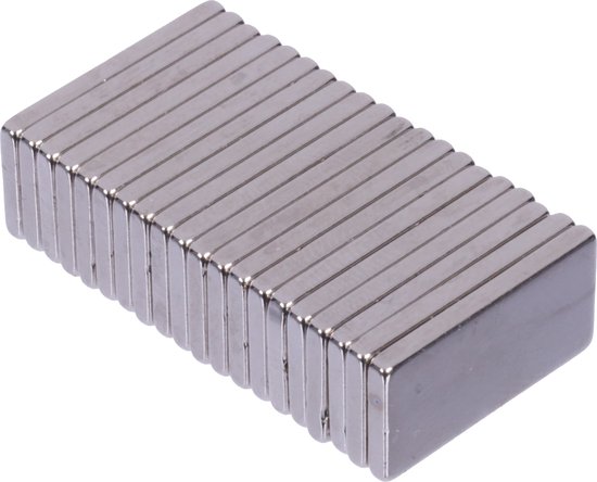 Whiteboard en Koelkast Magneten 20 stuks - 8 x 2 MM - 50 N sterk