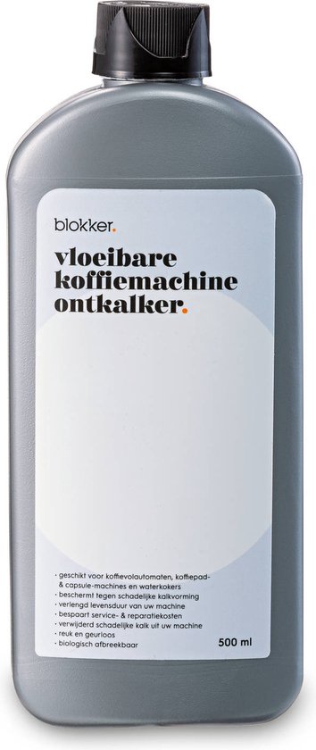 Overige kenmerken - Blokker 8718827259199 - Blokker Vloeibare Koffiemachine Ontkalker - 500ml