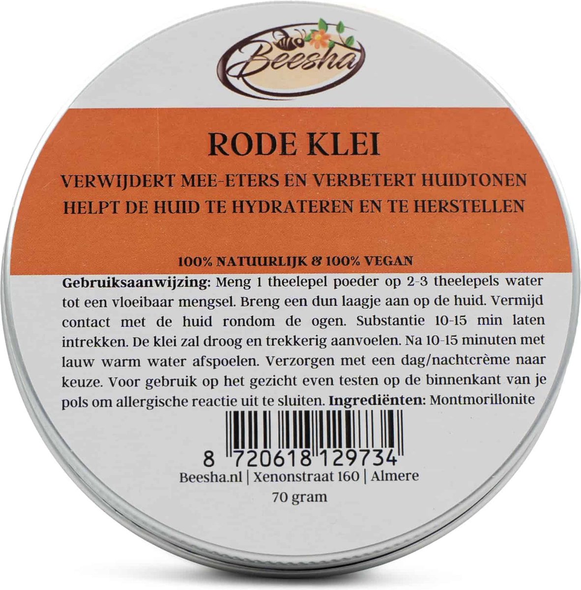 Goedkoopste Beesha Rode Kleimasker