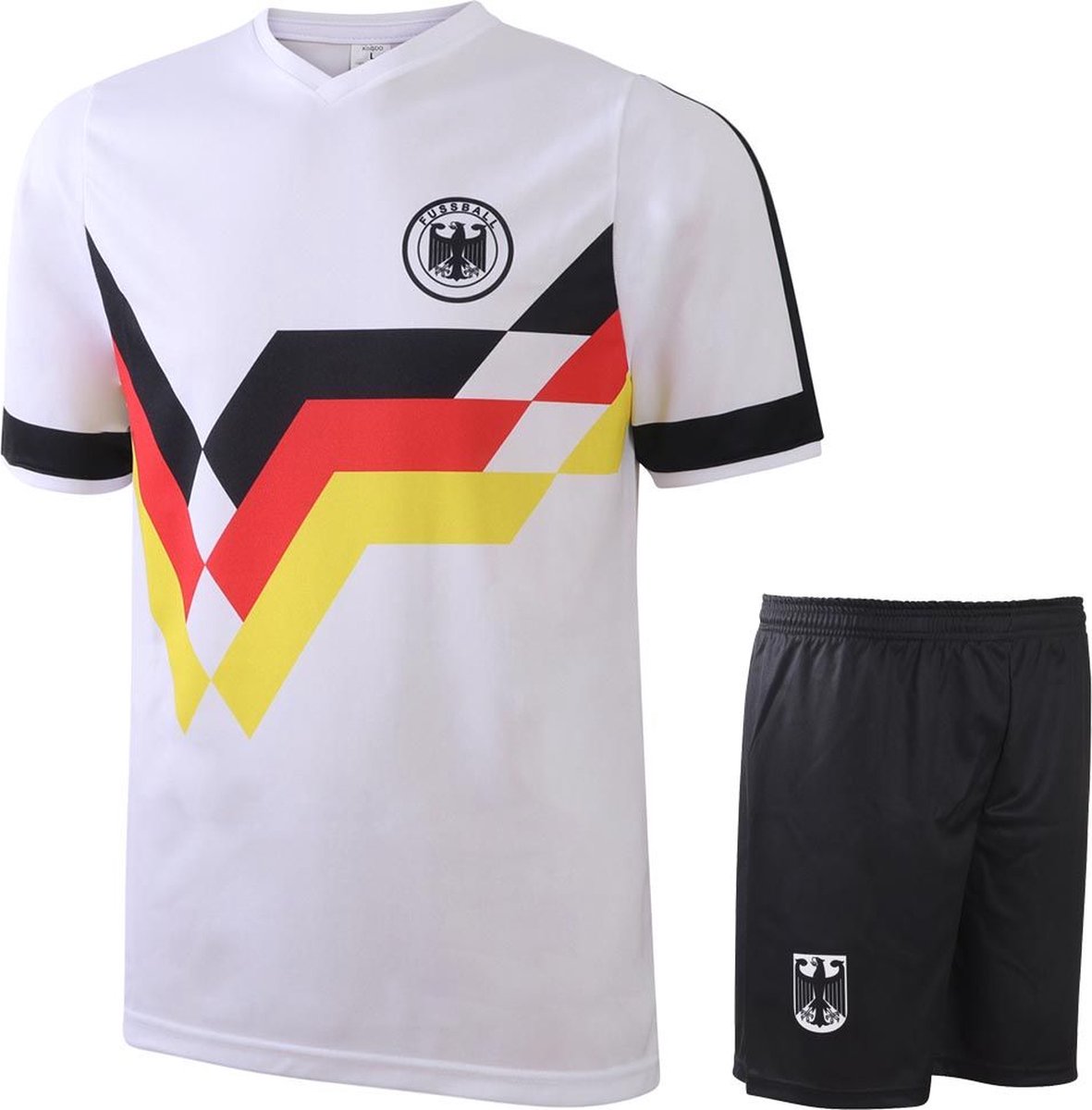 EK 88 Duitsland Voetbaltenue Eigen Naam - Voetbal Tenue Kinderen - Shirt en Broekje - Jongens en Meisjes - Volwassenen - Heren en Dames - Maat XL