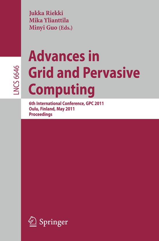 Advances in Grid and Pervasive Computing - cover