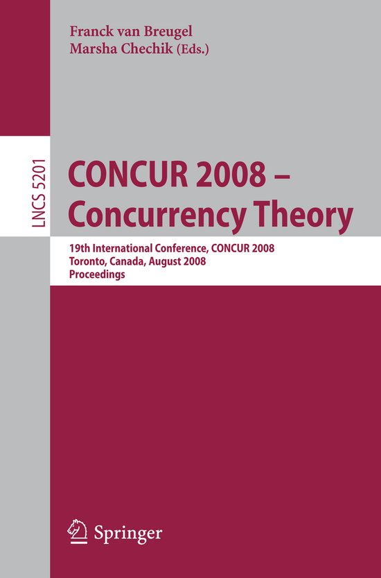 Lecture Notes in Computer Science5201- CONCUR 2008 - Concurr ... - cover