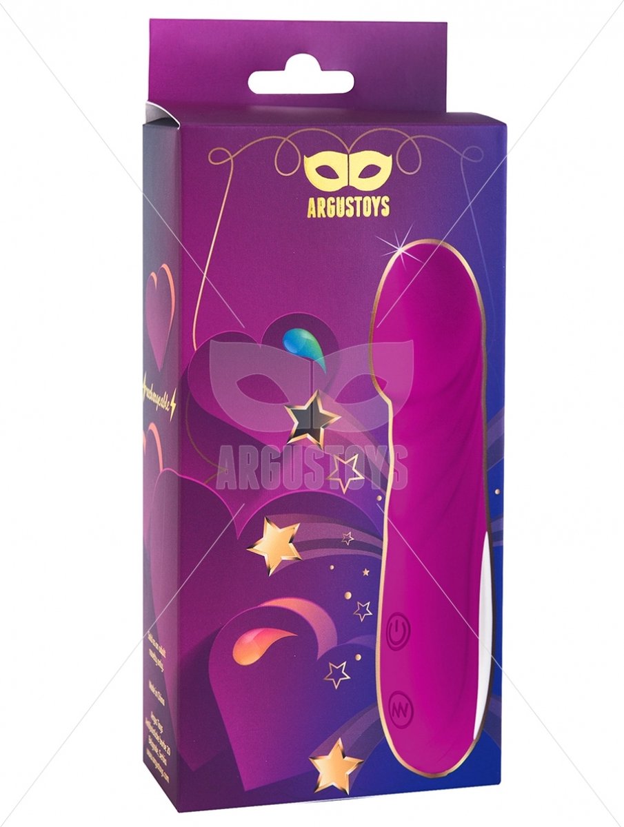 Goedkoopste Argus Roze Silicone Clitoris Mini Vibrator – Oplaadbaar Multispeed – 15 Cm