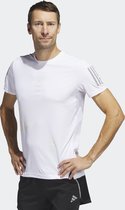 adidas Performance Global Running T-shirt - Heren - Wit- XL