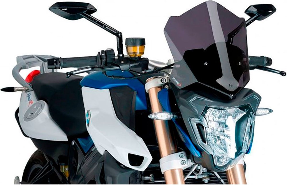 Puig Carenabris New Generation Sport Bmw F800r Voorruit Zwart