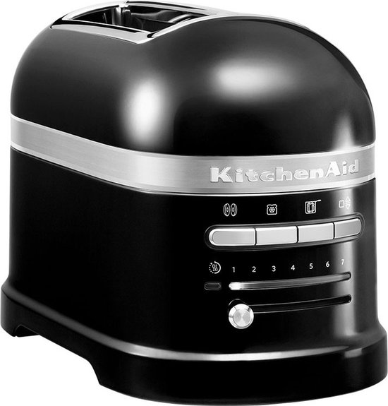 Kitchenaid Broodrooster - Artisan - Toaster met 2 sleuven en verwijderbaar kruimelbakje - Onyx Zwart