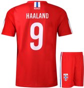 Noorwegen Voetbaltenue Haaland - Haaland Tenue - Voetbaltenue Kinderen - Shirt en Broekje - Volwassenen - Heren en Dames- M - Rood