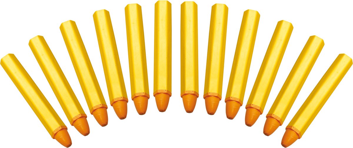 BGS Vetkrijtstift geel 12 stuks