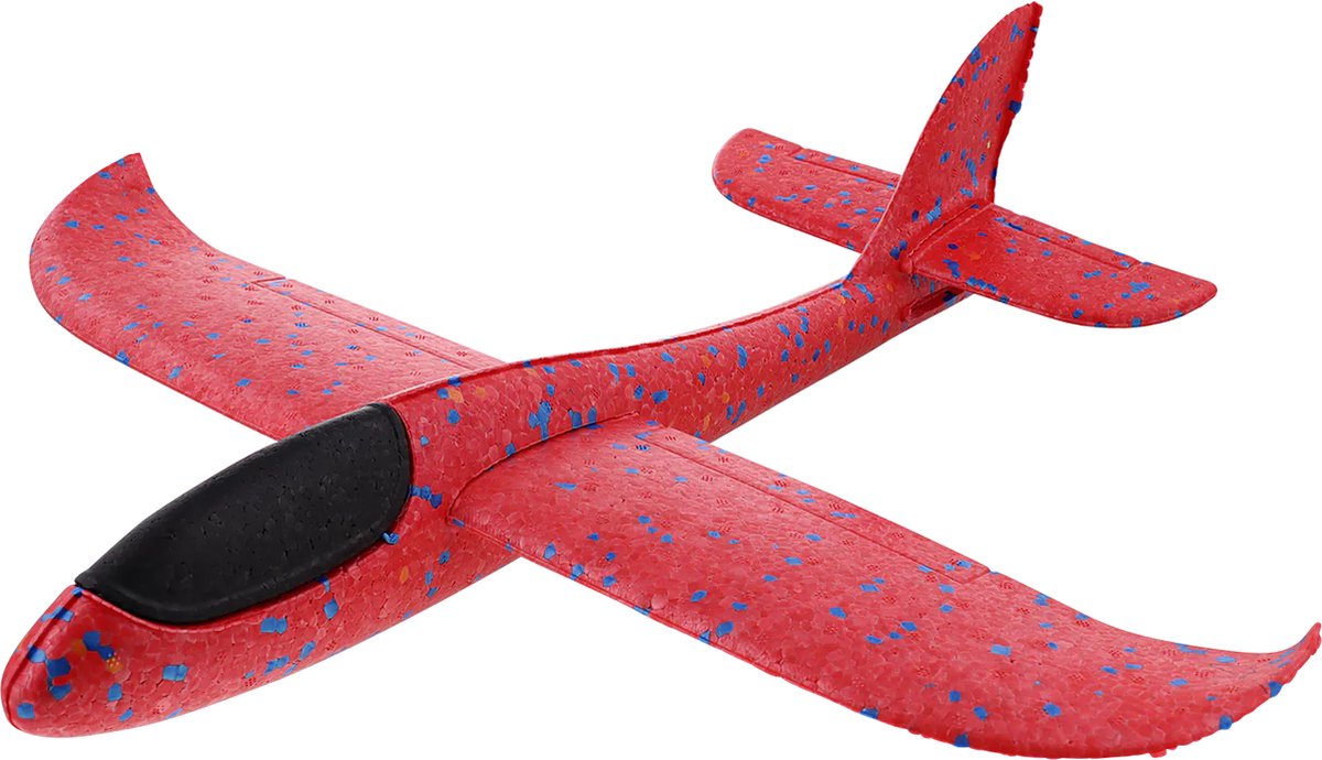 Schuim zweefvliegtuig - Foam vliegtuig - Buitenspeelgoed - Werpvliegtuig - Kinder vliegtuig - Schuim - Willekeurige kleur - Merkloos