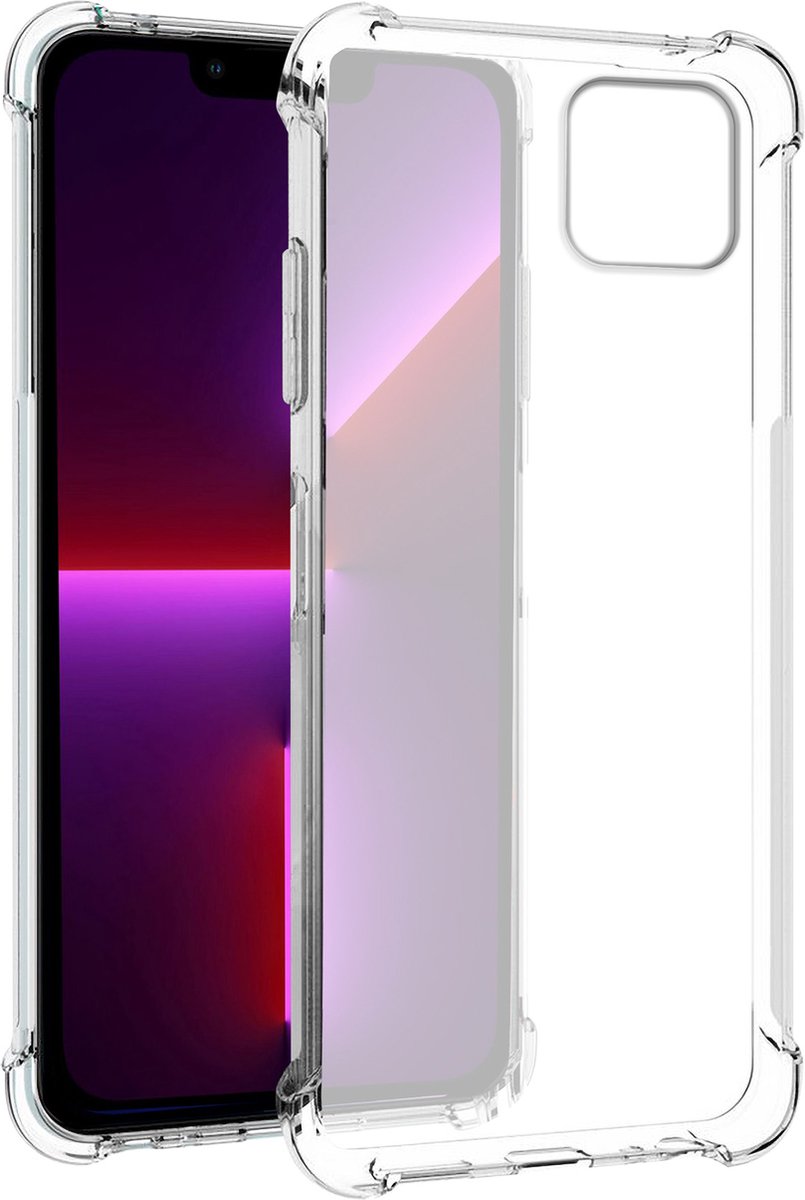 iPhone 13 Pro hoesje transparant siliconen backcover shockproof