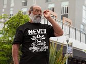 Rick & Rich - T-Shirt Never Underestimate a Grandpa - T-Shirt Electrician - T-Shirt Engineer - Zwart Shirt - T-shirt met opdruk - Shirt met ronde hals - T-shirt met quote - T-shirt Man - T-shirt met ronde hals - T-shirt maat L