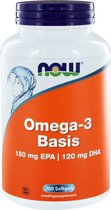 Bol.com NOW Omega-3 Basis - 200 softgels aanbieding