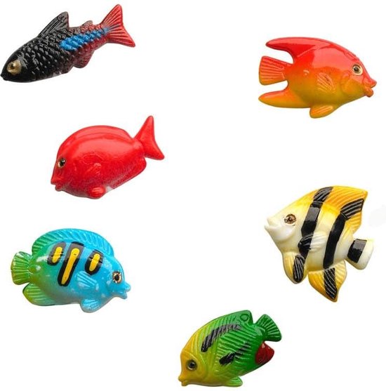 Faux poisson Waterworld Bluppys Family - 3 x 2 x 1 cm