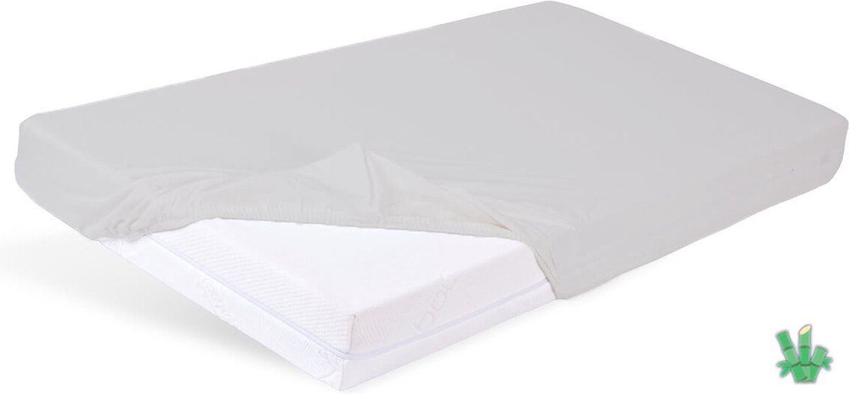 Babymatex Juniorhoeslaken Bamboo Light Grey 70x140cm