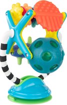 Sassy - Kinderstoel Speeltje Baby en Peuter - Met verwijderbare zuignap - Draaiend wiel met allerlei activiteiten - Teeth & Twirl Sensation Station