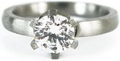 Belle Ring Timeless avec zircone 17,75 mm. (taille 56) | Bague femme | Anneau de proposition| Argent