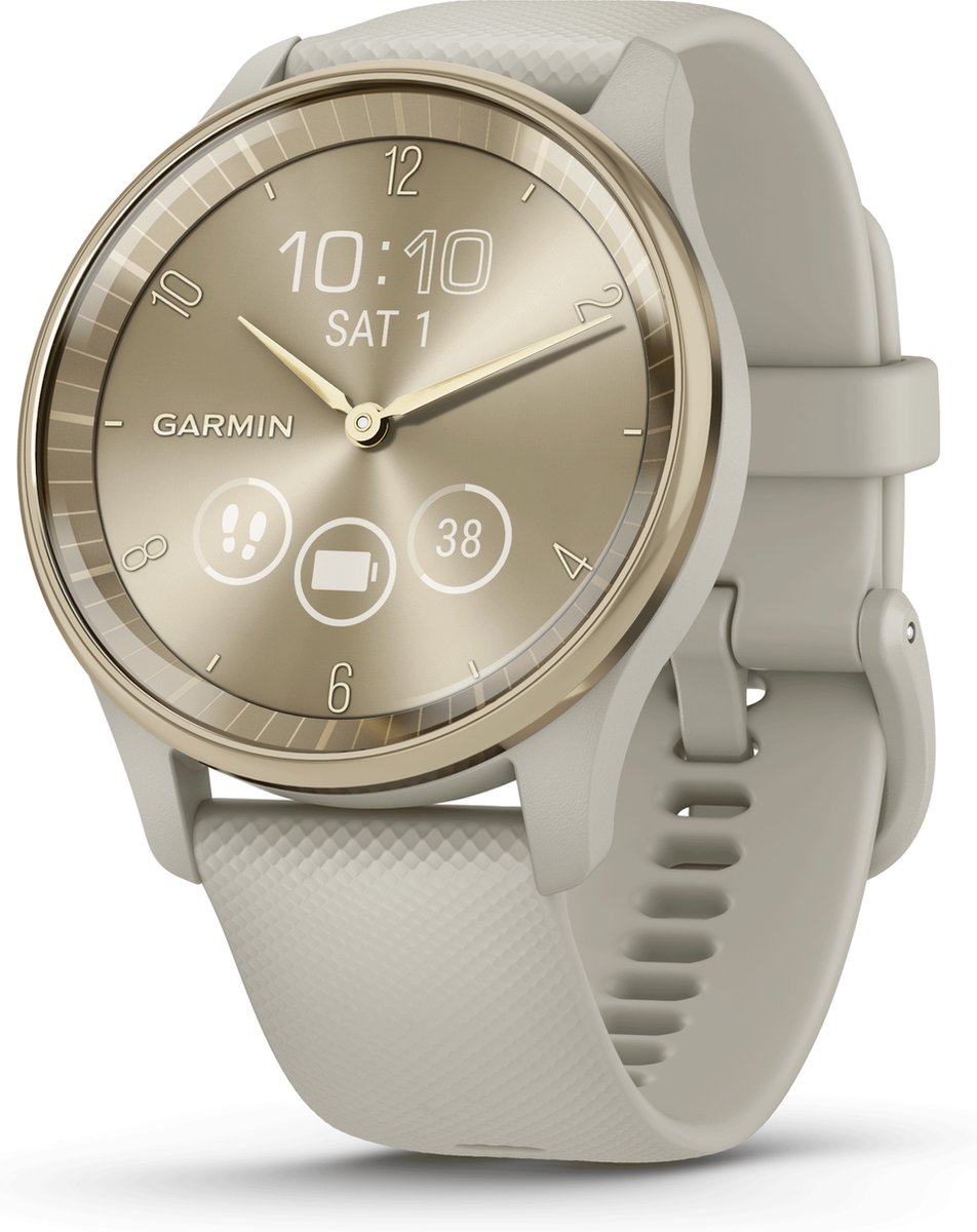 Garmin Vivomove Trend Goud/Grijs