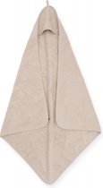 Jollein - Badcape - Beige - 100% Badstof Katoen - Baby Handdoek Omslagdoek, Badponcho - 75x75 cm
