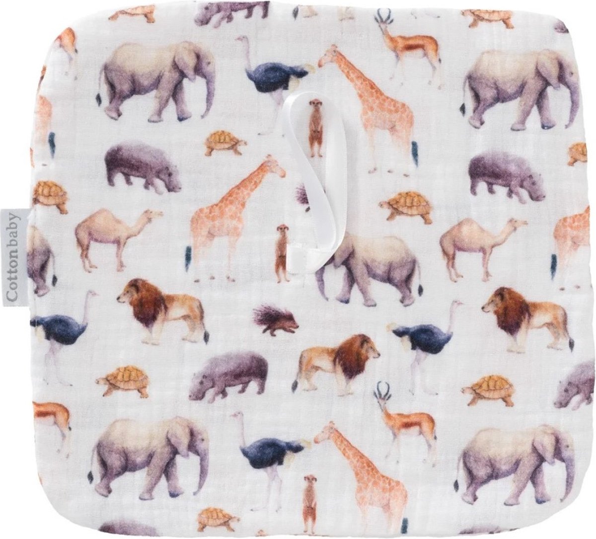 Cottonbaby speendoekje - Safari - Multicolor