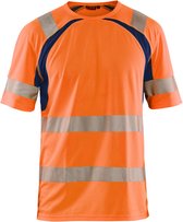 Blaklader UV-T-shirt High Vis 3397-1013 - High Vis Oranje/Marineblauw - XXL