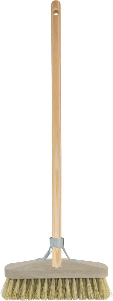 Goedkoopste Betra Buitenbezem - FSC hout - natuurvezel - 23 x 140 cm - tuinbezem/schrobborstel