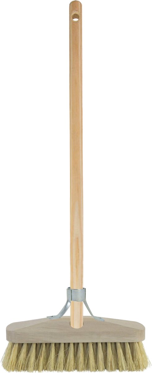 Goedkoopste Betra Buitenbezem - FSC hout - natuurvezel - 23 x 120 cm - tuinbezem/schrobborstel