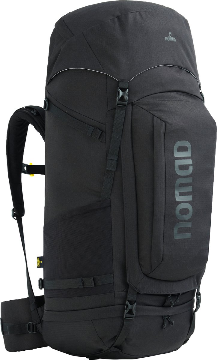 NOMAD® Batura 70 liter Zwart | Premium Backpack Dames & Heren | Hiking - Trekking Rugzak incl Flightbag / Hoes