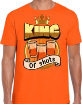 T-shirt Bellatio Decorations Oranje King's Day - roi des coups - homme L