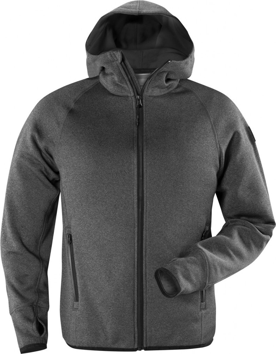 Fristads Calcium Polartec® power stretch hoodie Antracietgrijs