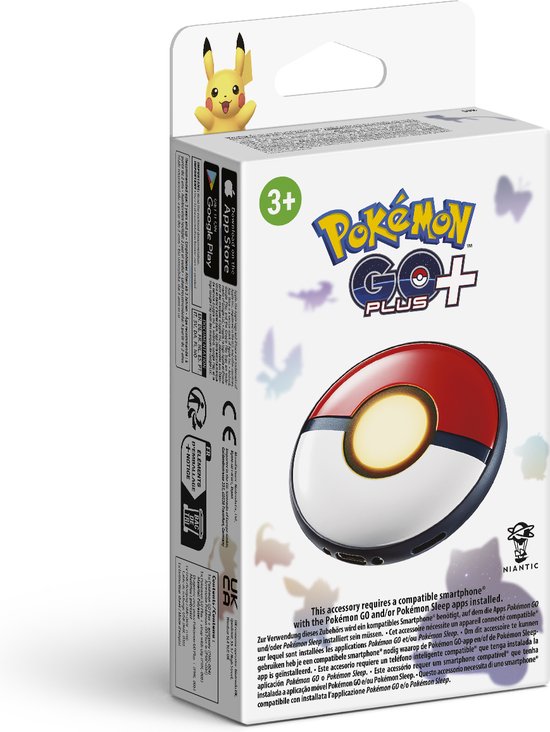 Pokémon Go Plus + - Android / iOS - Rood/Wit