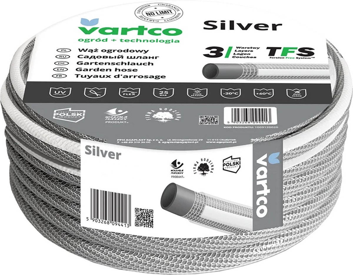 Vartco Silver - Tuinslang / TFS 3/4